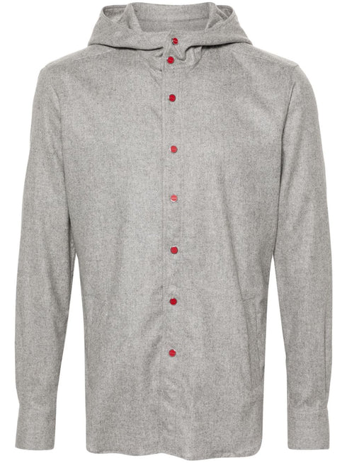 Mariano flannel hooded shirt